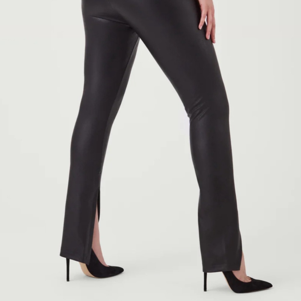 SPANX- faux leather leggings